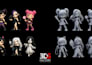 sculpt custom stl characters and statues for 3d printing